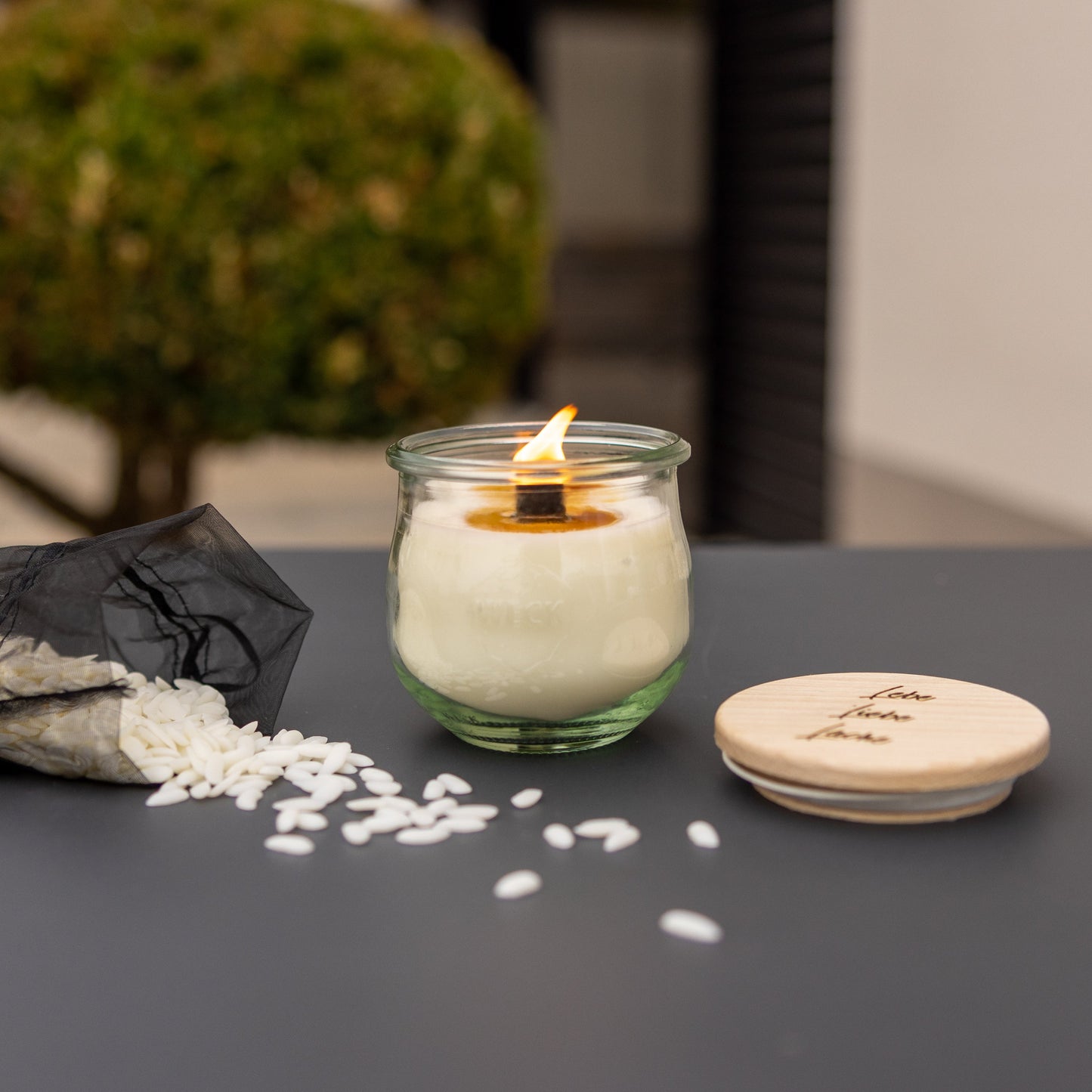 Kerze - Durchmesser 8cm - MAJVI-MANUFAKTUR