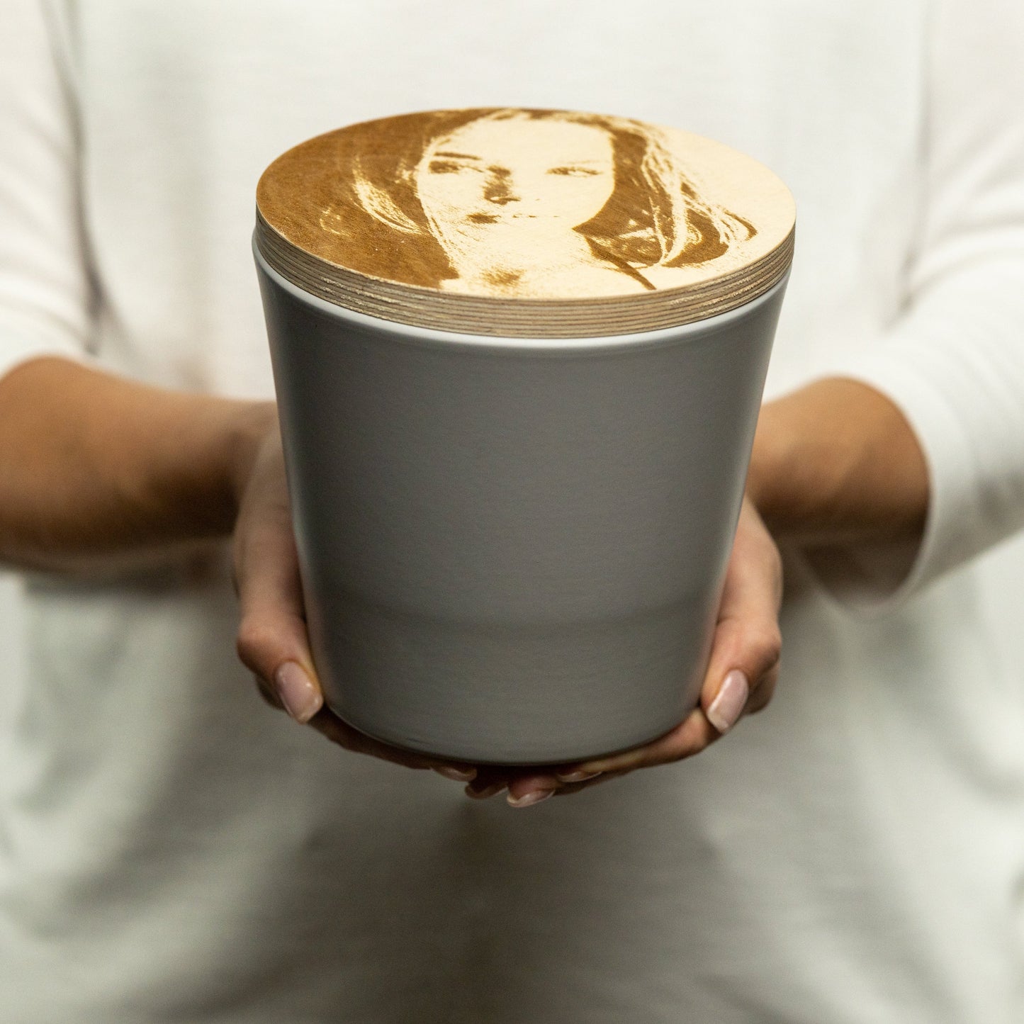 Wachsfresser Keramik Grau - MAJVI-MANUFAKTUR