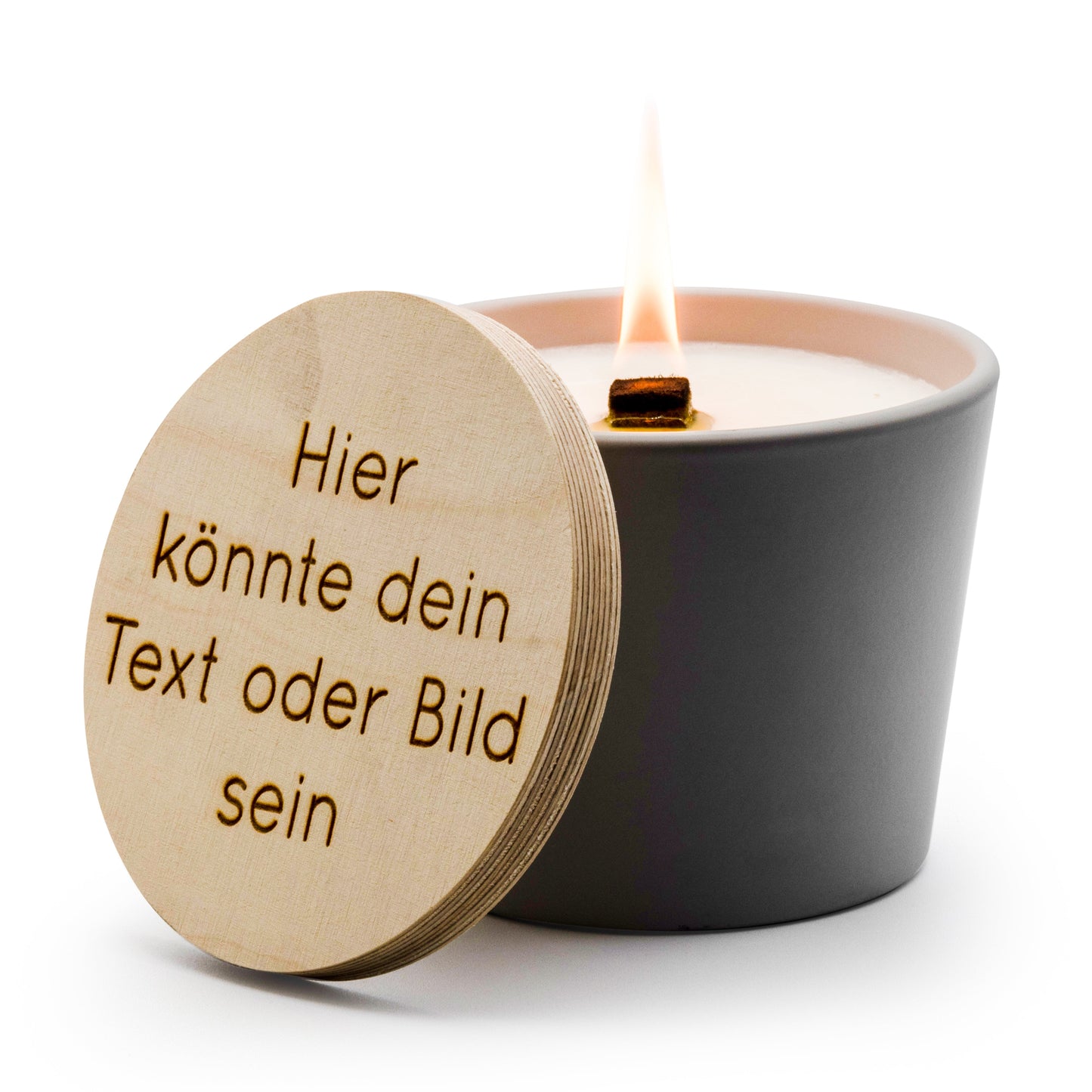 Wachsfresser Keramik Grau - MAJVI-MANUFAKTUR