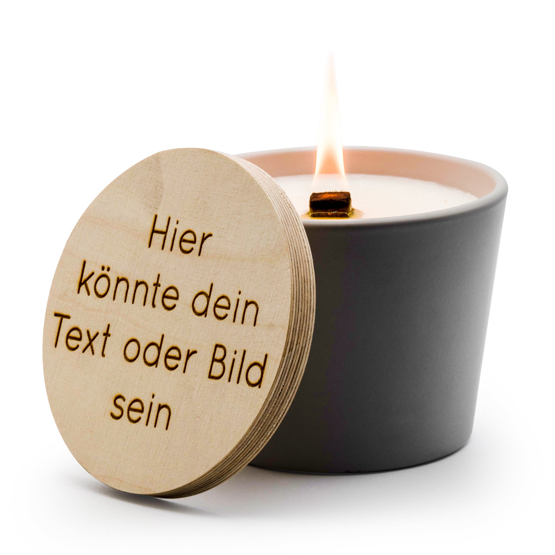 Wachsfresser Keramik Grau - MAJVI-MANUFAKTUR