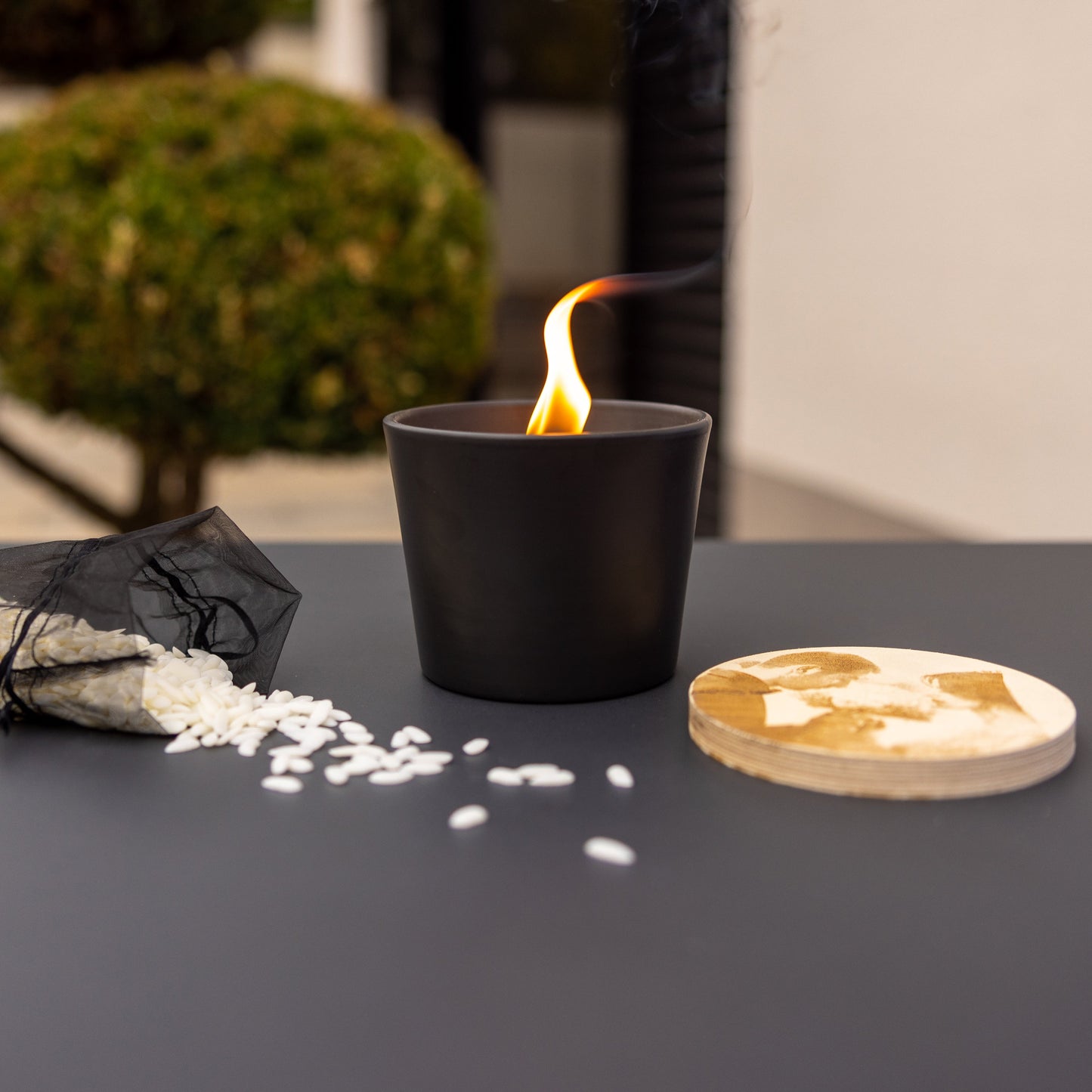 Wachsfresser Keramik Schwarz - MAJVI-MANUFAKTUR