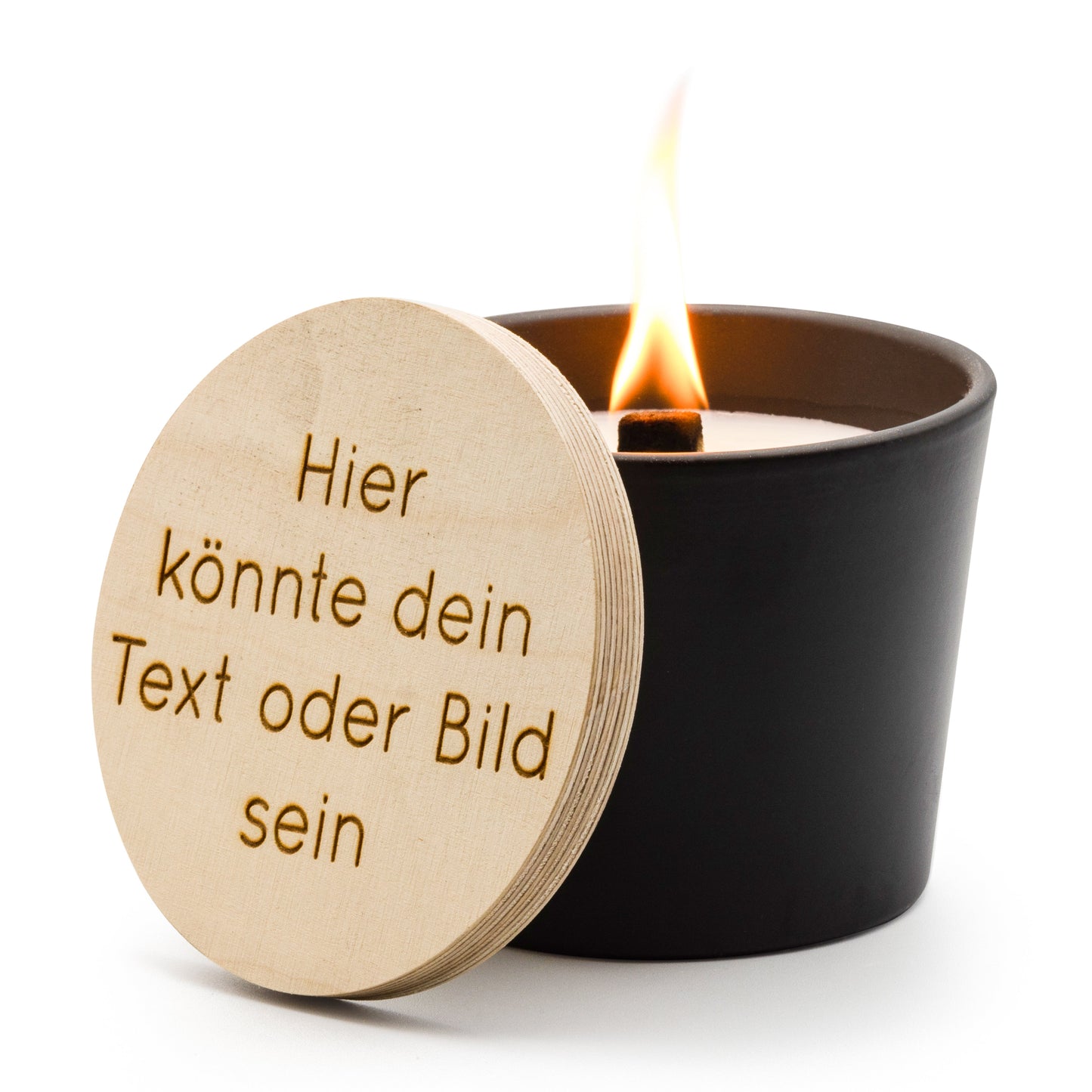 Wachsfresser Keramik Schwarz - MAJVI-MANUFAKTUR