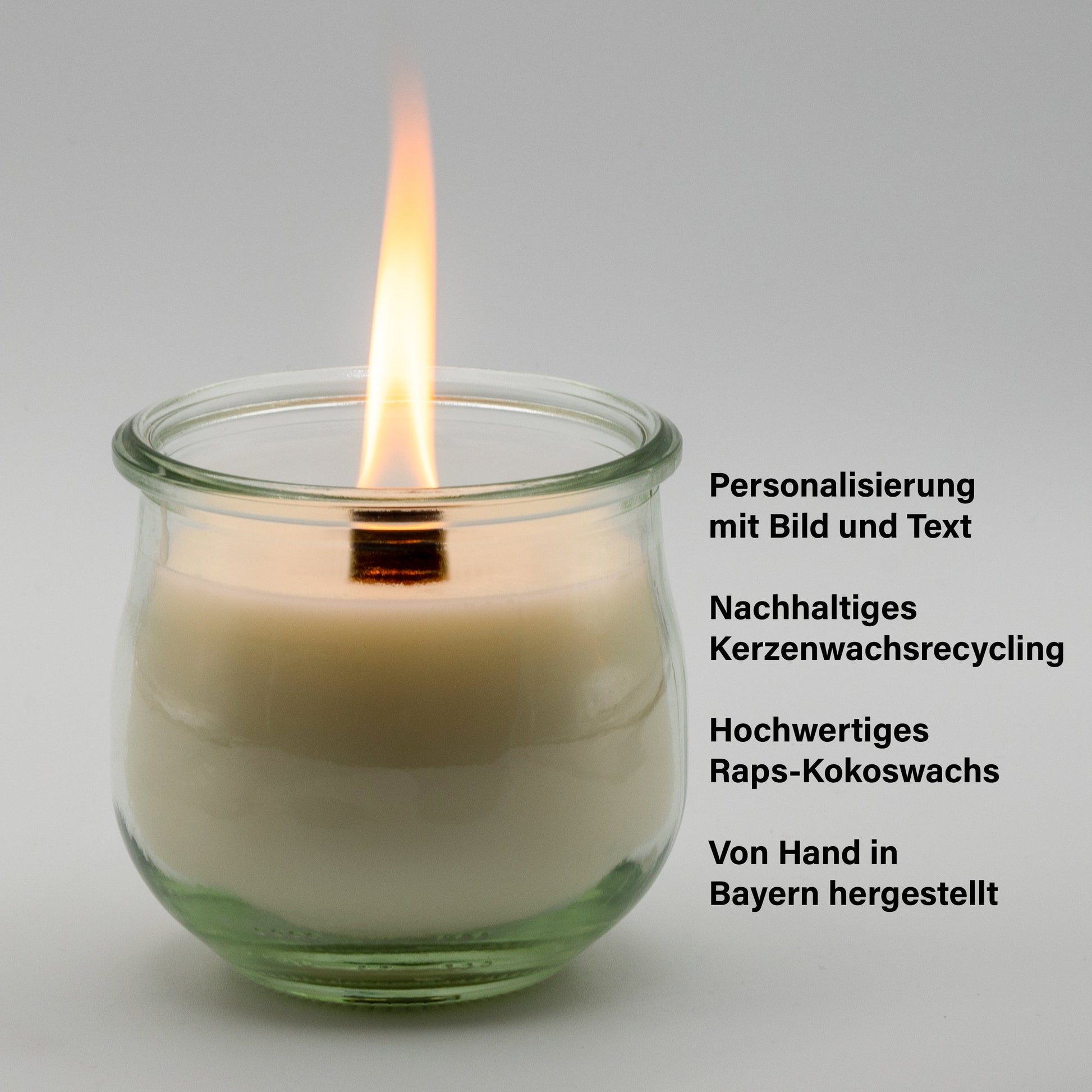 Kerze - Durchmesser 8cm - MAJVI-MANUFAKTUR
