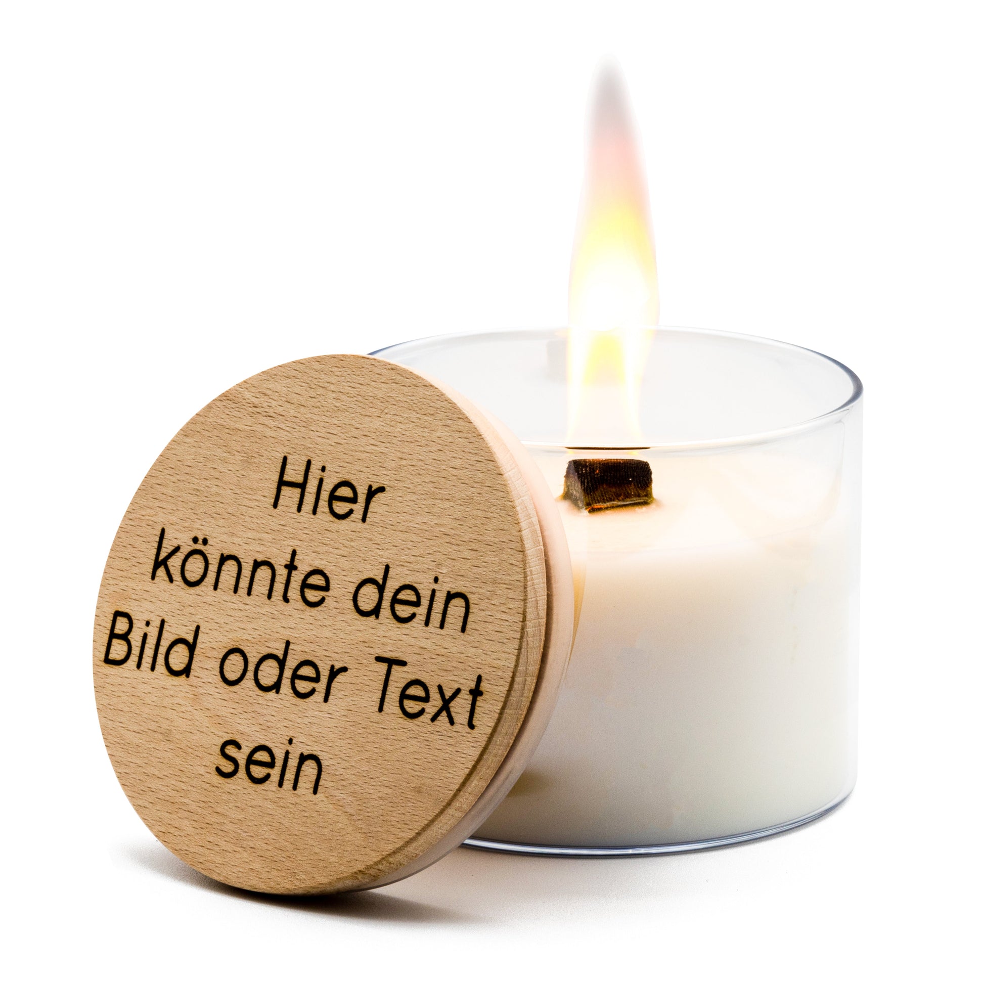 Wachsfresser in Gold - Durchmesser 10cm - Umweltfreundliches Schmelzfeuer | Gartenfackel | Outdoor Tischfeuer | Topffackel - MAJVI-MANUFAKTUR