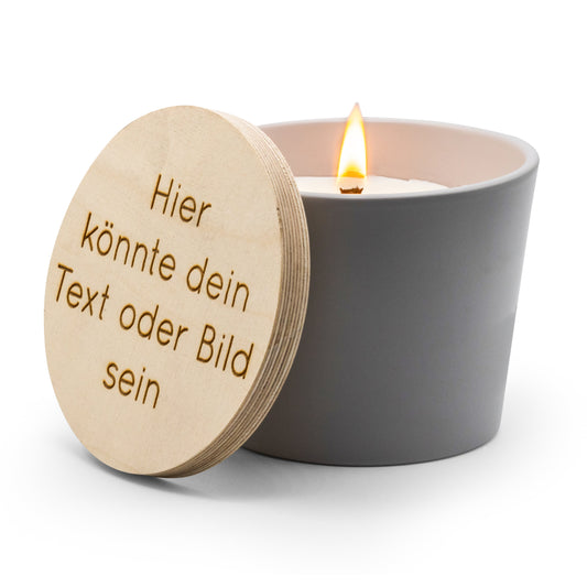 Wachsfresser Indoor Keramik Grau - MAJVI-MANUFAKTUR