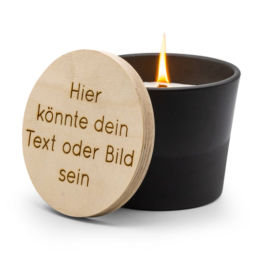 Wachsfresser Indoor Keramik Schwarz - MAJVI-MANUFAKTUR