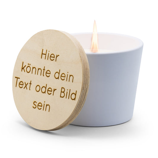 Wachsfresser Indoor Keramik Weiß - MAJVI-MANUFAKTUR