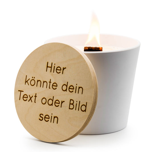 Wachsfresser Keramik Weiß - MAJVI-MANUFAKTUR