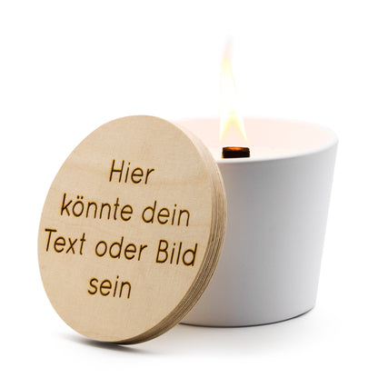 Wachsfresser Keramik Weiß - MAJVI-MANUFAKTUR