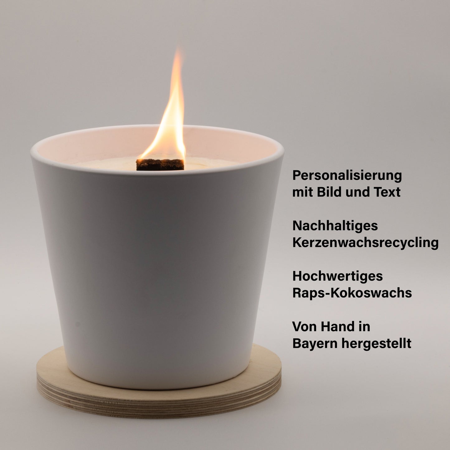 Wachsfresser Keramik Weiß - MAJVI-MANUFAKTUR