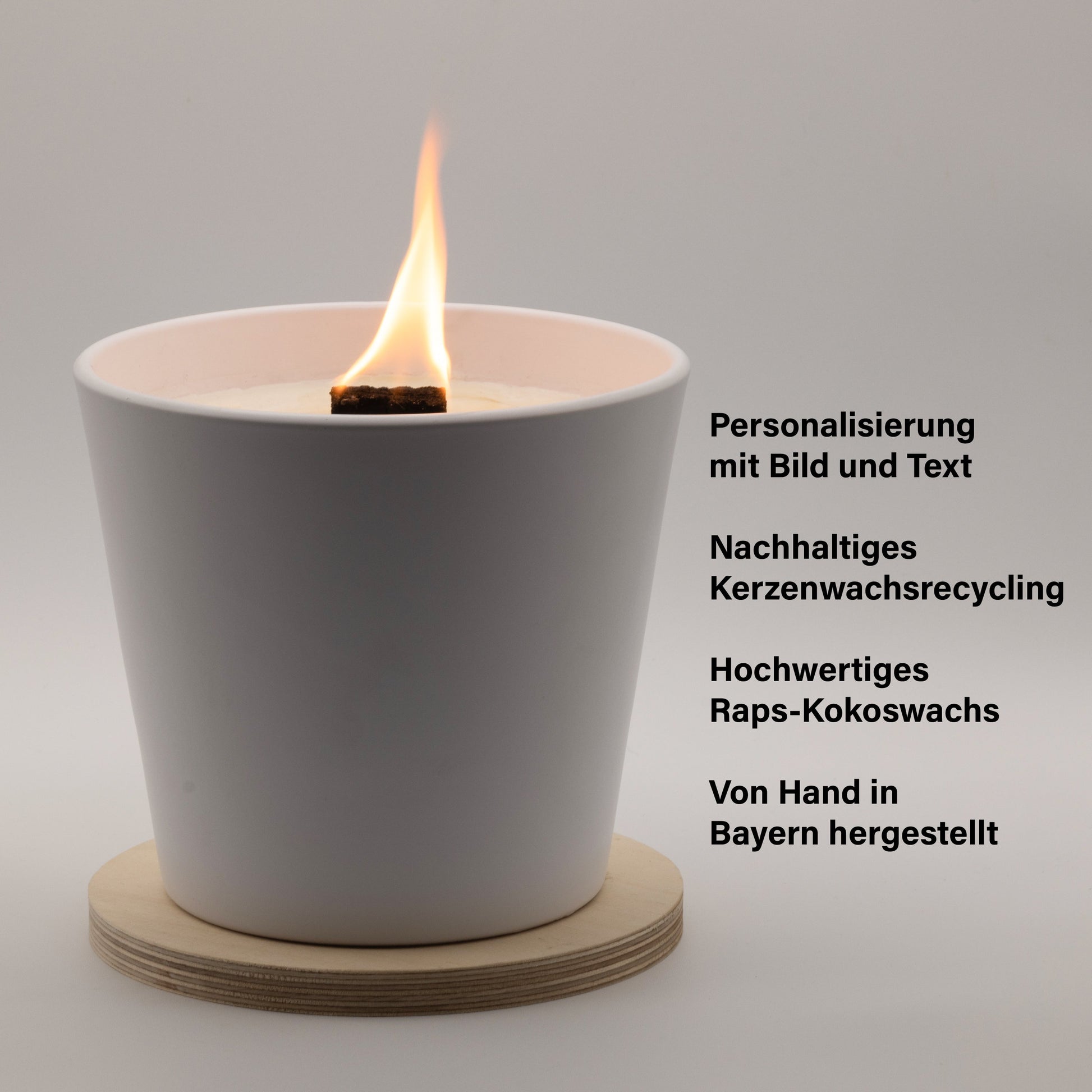 Wachsfresser Keramik Weiß - MAJVI-MANUFAKTUR
